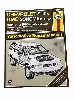 Chevy S-10 Truck Pick-up 1994-1998 Shop Service Repair Manual Wiring Diagrams AC • $29.99