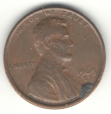 $1.35 • Buy 1969-S US Lincoln Memorial Cent Penny Coin #1 (Free Shipping)