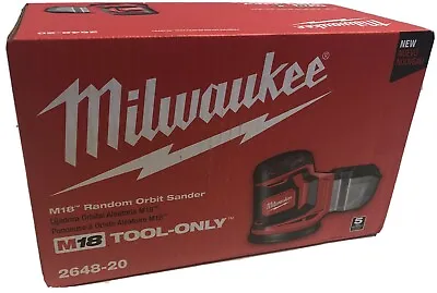 Milwaukee 2648-20 M18 7000-12000 OPM Variable Speed 5  Random Orbit Sander New • $103.80