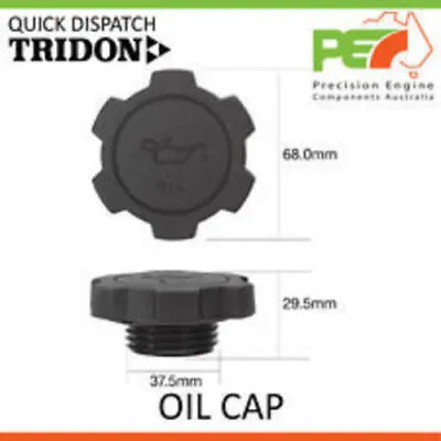 New * TRIDON * Oil Cap To Suit Toyota T18 TE72 1.8L 3TC 10/79-07/83 • $25