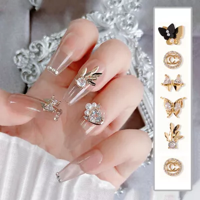 Nail Rhinestones Nail Art Diamond 3D Alloy Jewelry DIY Nail Art Decorations • $2.78