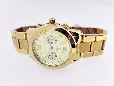 Michael Kors Ladies MK5726 Mercer Gold Tone Watch BRAND NEW GENUINE • $99.46