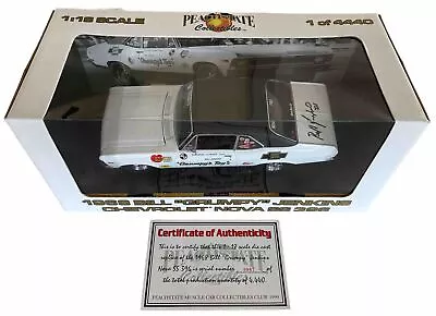 Peachstate Muscle Car 1968 Bill  Grumpy  Jenkins Chevy Nova SS 3961:18 Signed!! • $299.99