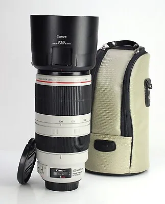 Canon EF 100-400mm Mark II F4.5-5.6 L IS USM Lens For EOS DSLR F&R Caps & Hood • £999.99