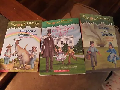 Magic Tree House PB Lot Of 3 By Mary Pope Osborne #20 23 & 47. Lot 3. • $12