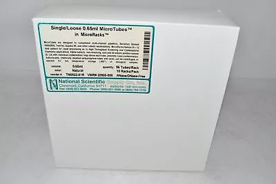 NEW VWR 20900-900 Microtube Rack System National Scientific Supply 0.65ml 96 X 1 • $49.99