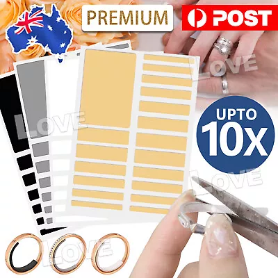 1~10x Reducer Pad Resizing Jewelry Tool Tighteners Invisible Ring Size Adjuster  • $3.25