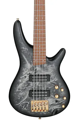 Ibanez SR305EDX 5-String Bass Jatoba Fingerboard Black Ice Frozen Matte • $479.99