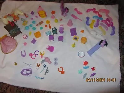 My Little Pony Accessories Mixed Lot Barettes Food Necklace Combs Etc • $14.99