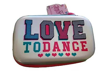 Jojo Siwa Love Dance School Pencil Box Pouch Gadget Case Hard NWT  • £14.47