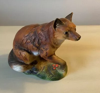 $15.99 • Buy Napcoware Vintage  Fox Statue   Ceramic C6539