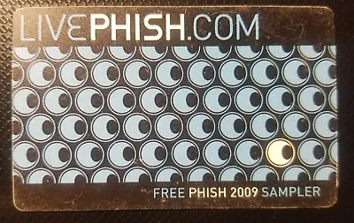 Live Phish.com Phish 2009 Sampler Card For Collecting Or Decorating  • $15