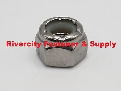 1/4-28 Stainless Steel Nylon Insert Stop Nuts 1/4x28 Nuts 1/4 X 28 Lock Nut • $9.88