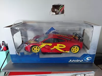 Solido 1996 McLaren F1 GTR Short Tail Launch Livery 1:18 Scale - Damaged Box • $70