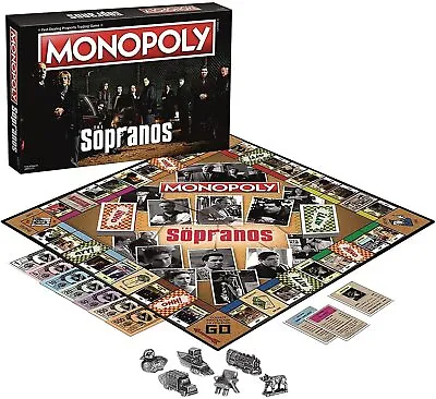 Monopoly The Sopranos | Based On HBO Crime Drama The Sopranos • $40.49