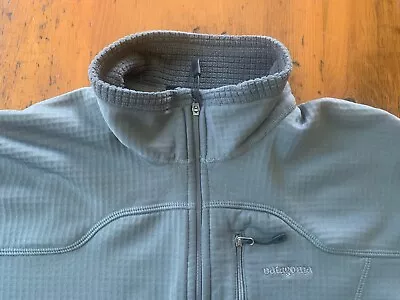 Patagonia Sweater Mens Medium M R1 Regulator Half Zip Waffle Jacket Base Layer • $65