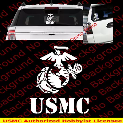 Marines United States Marine Corps Vinyl Decal Eagle Globe Anchor USMC EGA AY012 • $4.99