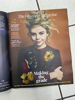 The Observer Magazine Dec 3rd 2023 Life After Derry Girls Saoirse Monica Jackson • £5.15