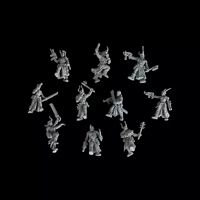 Base Coated 10 Chaos Cultists Warhammer 40K 2 Of 2 • £23