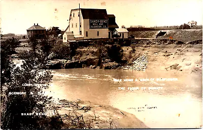 RPPC Real  Photo Postcard Shady Bend Kansas Shady-Bend Mill And Elevator Flour • $59.97