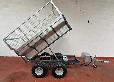 ATV Quad Off Road Hydraulic 12v Tipping Trailer Farm Forestry £1800.00 Zero VAT • £2088