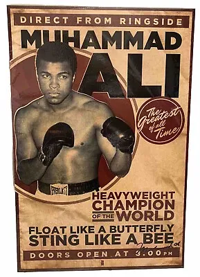 Muhammad Ali Vintage Look Boxing Poster 24x36 Poster NEW • $7.99