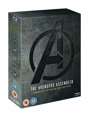 Avengers: 4-movie Collection Blu-ray (2019) Robert Downey Jr Whedon (DIR) Cert • £10.57