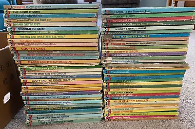 DISNEY WONDERFUL WORLD OF READING HC Books Vintage Matte 1970s 80s Sold Indiv. • $3