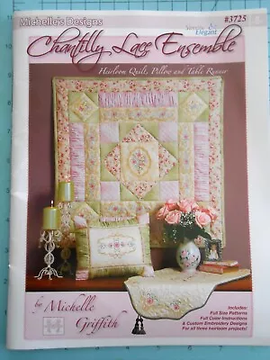 Michelle's Griffin Designs Chantilly Lace 3725 Sealed CD Machine Embroidery • $14.99