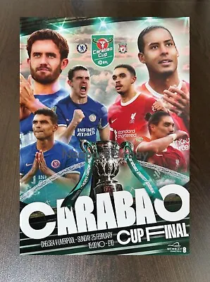 Chelsea And Liverpool EFL Carabao Cup Final Programme 25th February 25/2/2024 Vs • £6.99