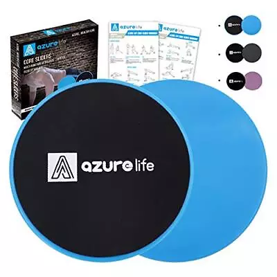 Exercise Core Sliders Dual Sided Exercise Gliding Discs Use On Carpet Or Hardwoo • $14.24