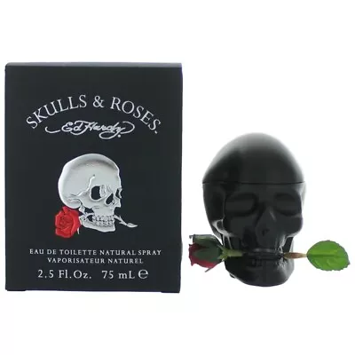 Ed Hardy Skulls & Roses By Ed Hardy 2.5 Oz EDT Spray For Men • $21.21