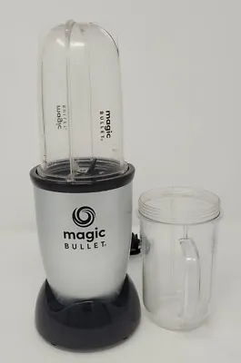 MAGIC BULLET Blender Model MB1001B Motor Base And Attachments 250w Silver • $19.99