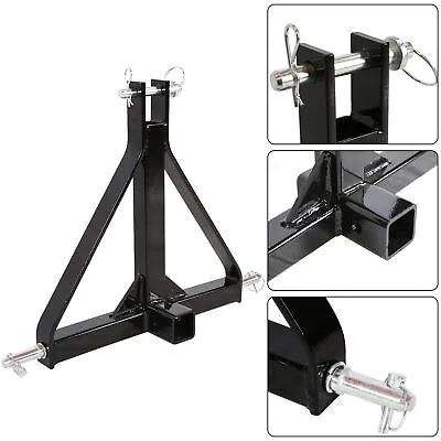 3 Point Trailer Hitch Tow Drawbar 2  Adapter Attachment For Category 1 Tractor • $39.59