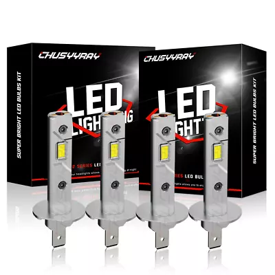 4X H1 H1 Combo 4000W 240000LM LED Headlight High Low Beam Kit Bulbs White 6000K • $25.99