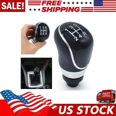 5 Speed Gear Shift Knob For Ford Fiesta MK7 2008 - 2013 Focus MK2 FL 2008 - 2011 • $8.59