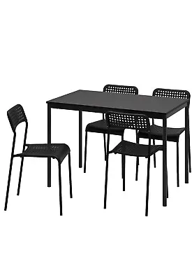 IKEA SANDSBERG/ADDE  Rectangular Dining Table And Four Chairs • £198.40