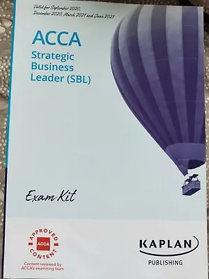 Kaplan ACCA Strategic Business Leadership Exam Kit • £5