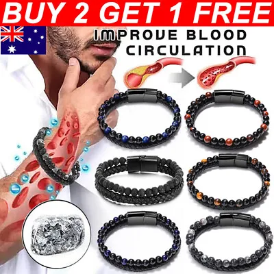 $6.99 • Buy Humanic+ Beaded Bracelets, Humanic+ Bangles Thermogenic Therapy For Women Men