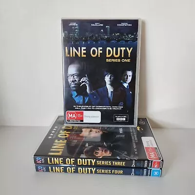 Line Of Duty Series Season One Three Four 1 3 4 DVD Region 4 PAL • £13.01