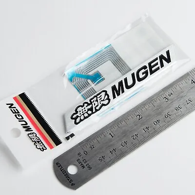 Genuine Mugen Emblem Brushed Metal 4.25' Made In Japan H606 - US Seller • $39.04