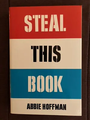 Steal This Book Abbie Hoffman 1996 Reprint Pb Da Capo Press Mint Condition • $40