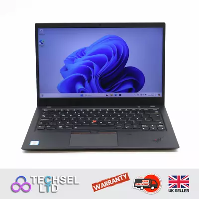 Laptop Lenovo ThinkPad X1 Carbon 6th Gen 14  I7-8650U 16GB RAM 256GB Win11 • £254.99