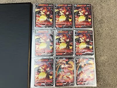 110 Pokemon Charizard Cards  Bulk Lot NM TO MINT Plus A Free Folder • $500