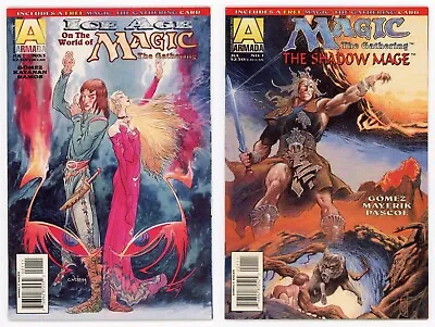 Magic The Gathering Ice Age & Shadow Mage #1 NM- SET Armada Acclaim Comics 1995 • £8.03