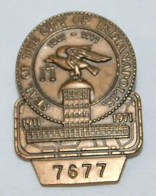 $49.99 • Buy RARE Indy 500 Indianapolis Motor Speedway Pit Pass 1971 Pin Badge