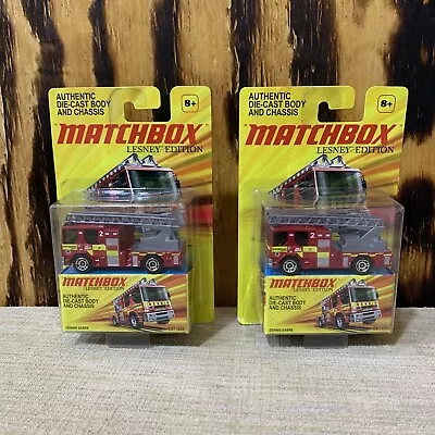 Matchbox Lesney Edition Dennis Sabre Fire Trucks Lot Of 2 • $19.99