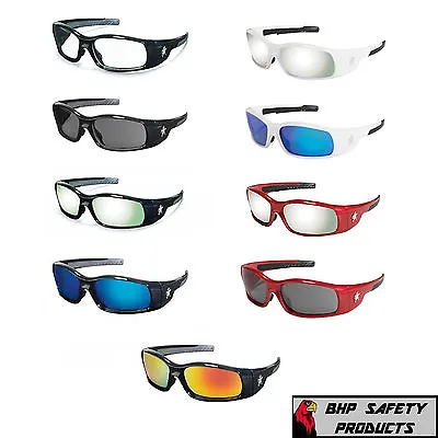 Mcr Crews Swagger Safety Glasses Sunglasses Work Sport Eyewear Ansi Z87 1/pair • $10.95