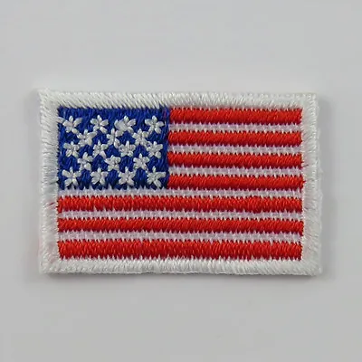 £1.49 • Buy United States Of America Flag TINY Iron-on Cloth Patch Badge American US USA