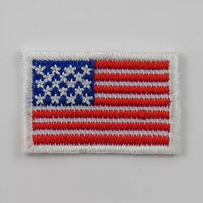 £1.49 • Buy United States Of America Flag TINY Iron-on Cloth Patch Badge American US USA